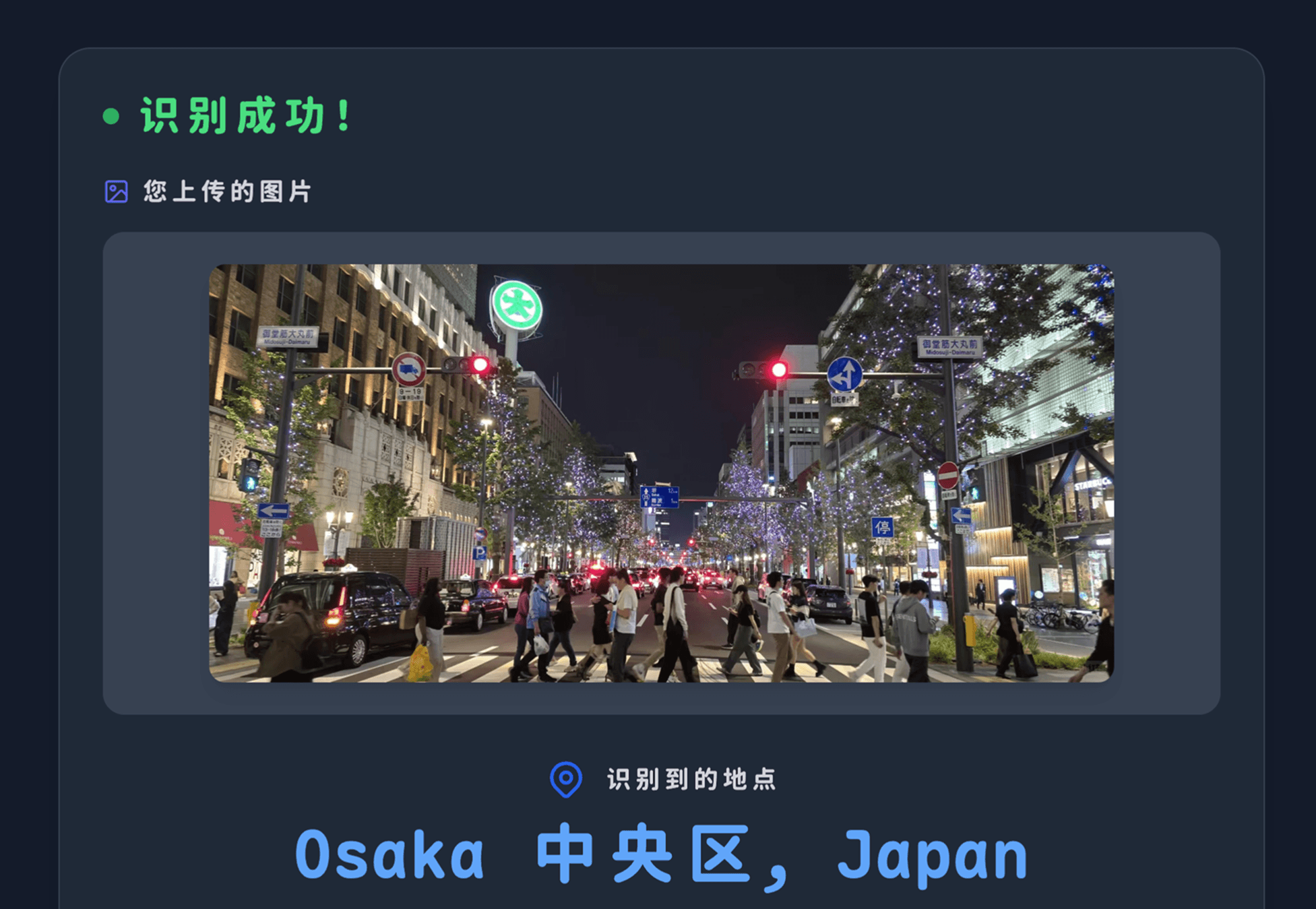 核心能力识别效果示意